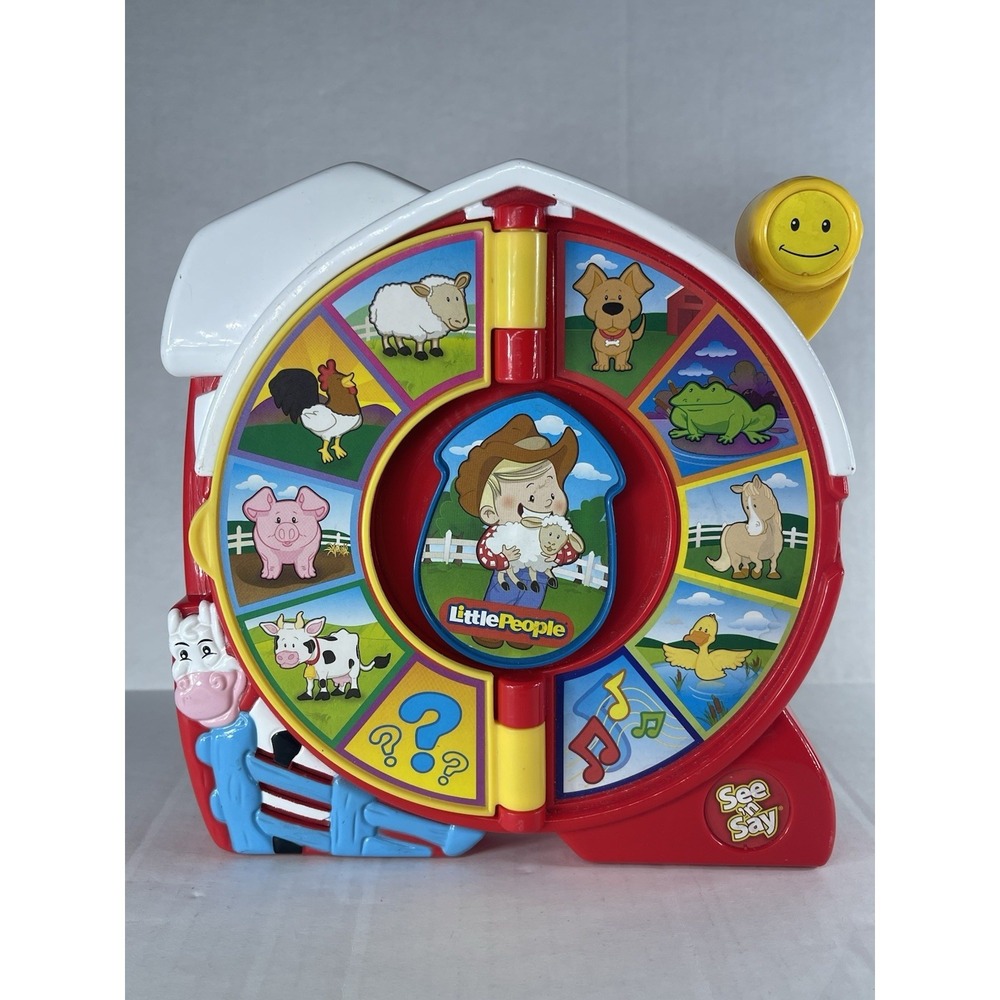 Mattel‎ Vintage Toddler Toy See 'n Say The Farmer Says, Learning Game 2003 Works